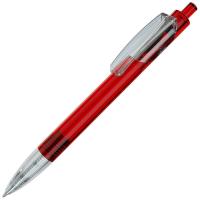 TRIS LX, ручка шариковая, прозрачный красный/прозрачный белый, пластик