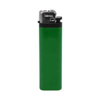 Зажигалка кремниевая ISKRA, зеленая, 8,18х2,53х1,05 см, пластик/тампопечать