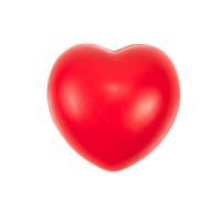 Антистресс "Сердце"; красный; 7,6х7х5,4 см; вспененный каучук;