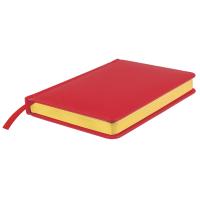 Ежедневник датированный Joy, А5,  красный, белый блок, золотой обрез
