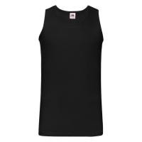 Майка мужская "Athletic Vest", черный_M, 100% х/б, 160 г/м2