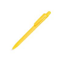 Ручка шариковая HARMONY R-Pet SAFE TOUCH, желтый, пластик
