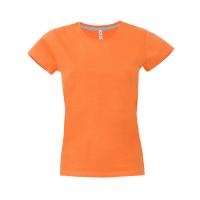 Футболка женская "California Lady", оранжевый, M, 100% хлопок, 150 г/м2