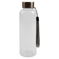 Бутылка для воды WATER, 500 мл; прозрачный, пластик rPET, нержавеющая сталь