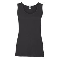 Майка женская "Lady-Fit Valueweight Vest", черный_M, 100% х/б, 165 г/м2