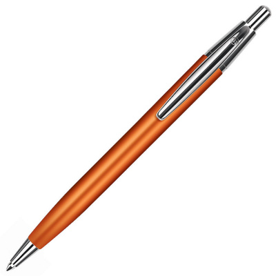 EPSILON, ручка шариковая, оранжевый/хром, металл, гравировка