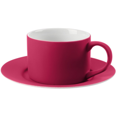 Набор для чая на 2 персоны Best Morning, ярко-розовый