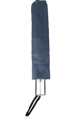 Зонт складной Unit Fiber с большим куполом, темно-синий