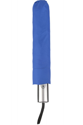 Зонт складной Unit Fiber с большим куполом, ярко-синий