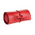 Футляр для украшений  "Милан",  красный, 16х5х7 см,  кожа, подарочная упаковка
