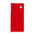 Обложка для тревел-документов "Flight" 10,3 x 21,8 см, ПВХ, красный
