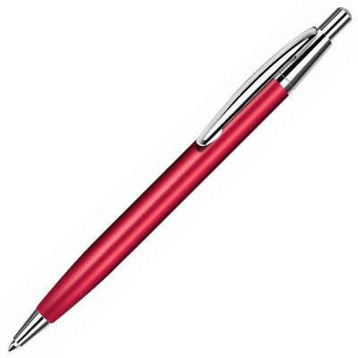 EPSILON, ручка шариковая, красный/хром, металл,гравировка