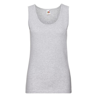 Майка женская "Lady-Fit Valueweight Vest", серо-лиловый_XL, 97% х/б, 3% п/э, 165 г/м2