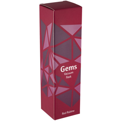 Термос Gems Red Rubine, красный рубин