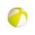 SUNNY Мяч пляжный надувной; бело-желтый, 28 см, ПВХ