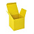 Коробка подарочная CUBE; 9*9*9 см; желтый
