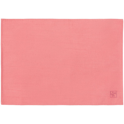 Набор Feast Mist: сервировочная салфетка и куверт, розовый