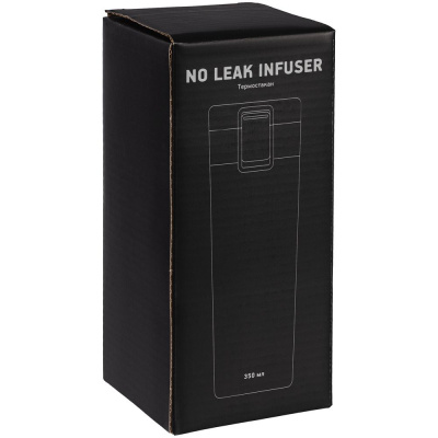 Термостакан с ситечком No Leak Infuser, черный