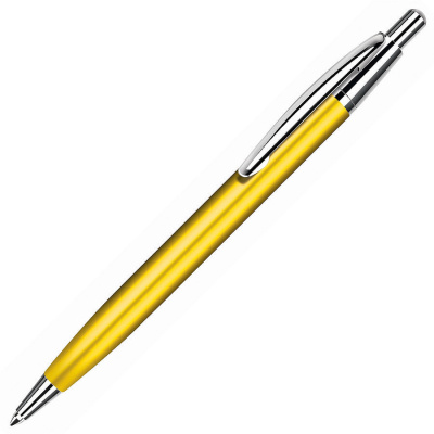 EPSILON, ручка шариковая, желтый/хром, металл,гравировка