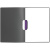 Папка Duraswing Color, серая с фиолетовым клипом